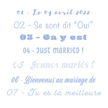 Votre photographie originale de mariage à personnaliser (par nos équipes !) NOIR & BLANC – Image 3