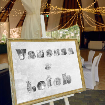 Votre photographie originale de mariage à personnaliser (par nos équipes !) NOIR & BLANC – Image 2