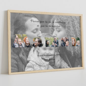 Votre photographie originale "Maman" à personnaliser (par nos équipes !) COULEUR – Image 2