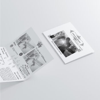 La Gazette des Mariés Classique à personnaliser (par nos équipes !) en Noir & blanc – Image 2
